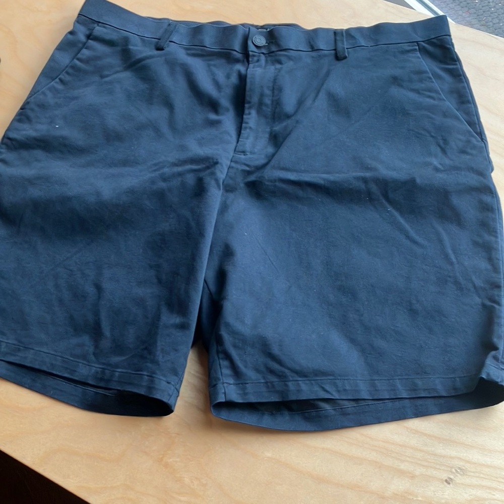 Banana Republic Black Flat Front Shorts
